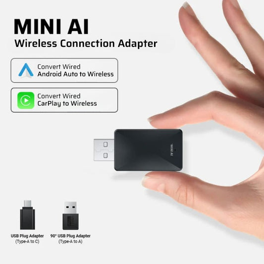 Mini AI Wireless CarPlay/Android Auto Adapter